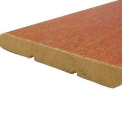 Battiscopa in Ayous 10 x 80 x 2400 mm Ciliegio