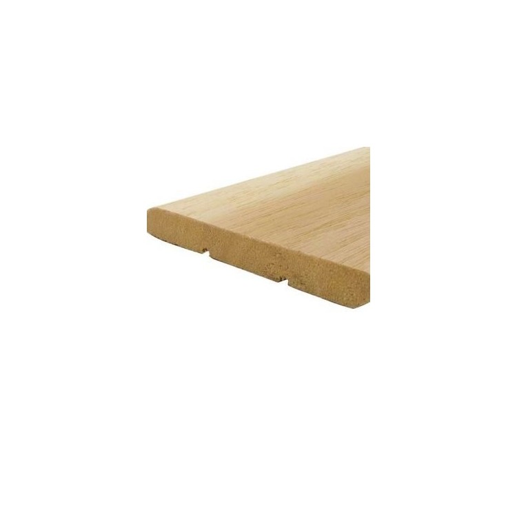 Battiscopa in Ayous 10 x 80 x 2400 mm Grezzo