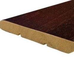 Battiscopa in Ayous 10 x 80 x 2400 mm Noce