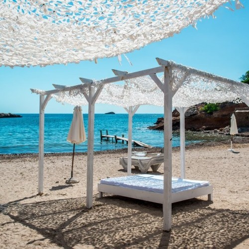 Tenda vela “foglia” bianca 2x3 m