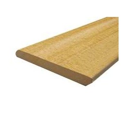 Battiscopa in Ayous 10 x 95 x 2400 mm Rovere