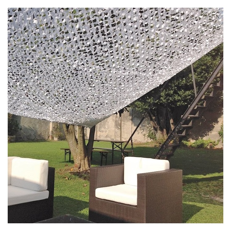 Tenda vela “foglia” bianca 2x3 m
