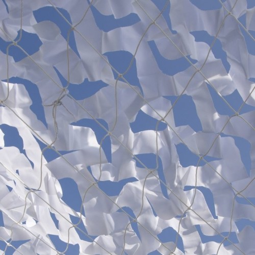 Tenda vela “foglia” bianca 3x4 m