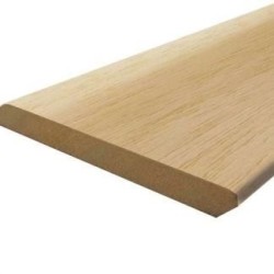 Battiscopa in Ayous 10 x 95 x 2400 mm Grezzo