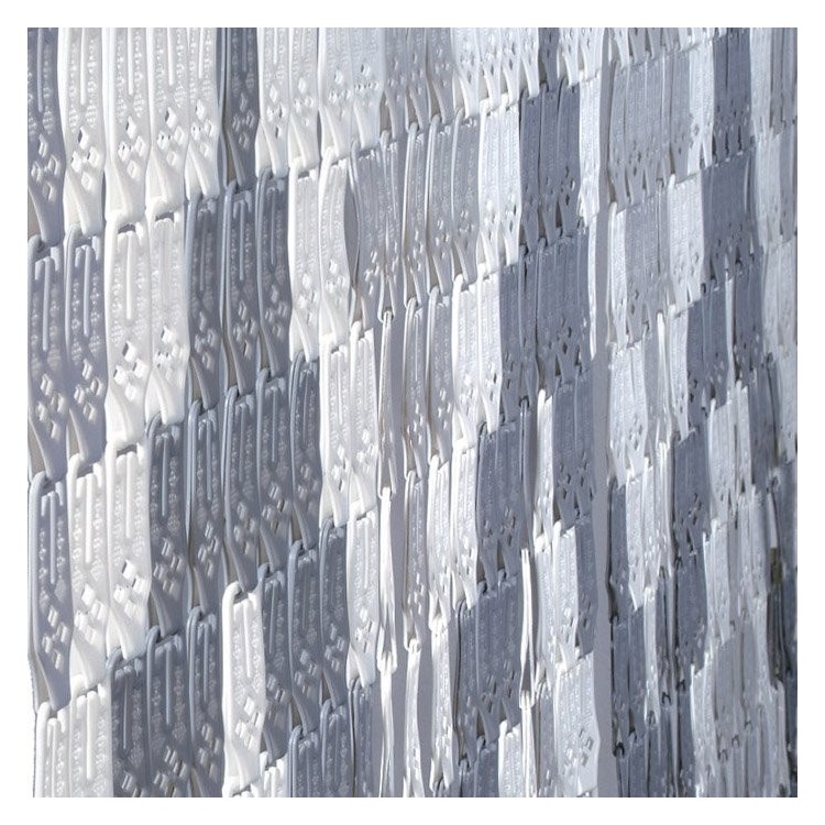 Tenda a piastrine in PVC con supporto in PVC 100x220 cm