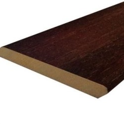 Battiscopa in Ayous 10 x 95 x 2400 mm Noce