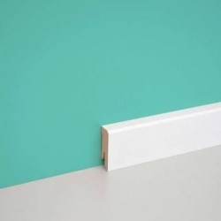 Battiscopa in MDF 15 x 40 x 2400 mm Bianco