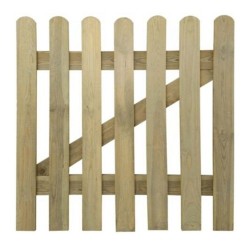 Cancelletto in legno di abete trattato in autoclave H 80 x 100 cm 2