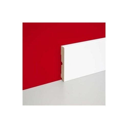 Battiscopa in MDF 15 x 100 x 2400 mm Bianco