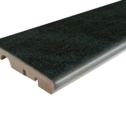Battiscopa in MDF 10 x 70 x 2400 mm Nero