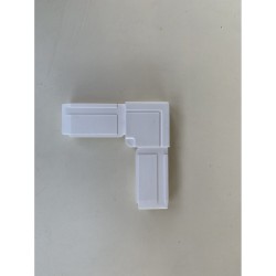 Angolo per Profilo a telaio fisso - Bianco