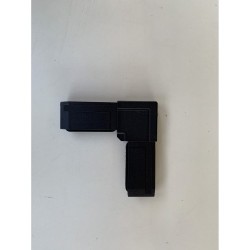 Angolo per Profilo a telaio fisso - Nero