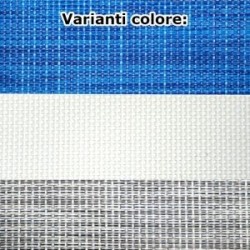 Lettino pieghevole MARE 186X61X38cm Mod Rimini - Grigio