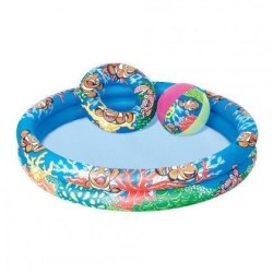 Piscina Play Set 122x20cm 51124 con pallone e ciambella
