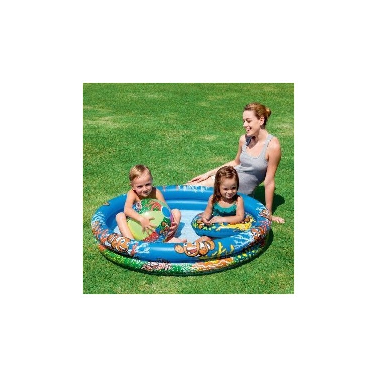 Piscina Play Set 122x20cm 51124 con pallone e ciambella