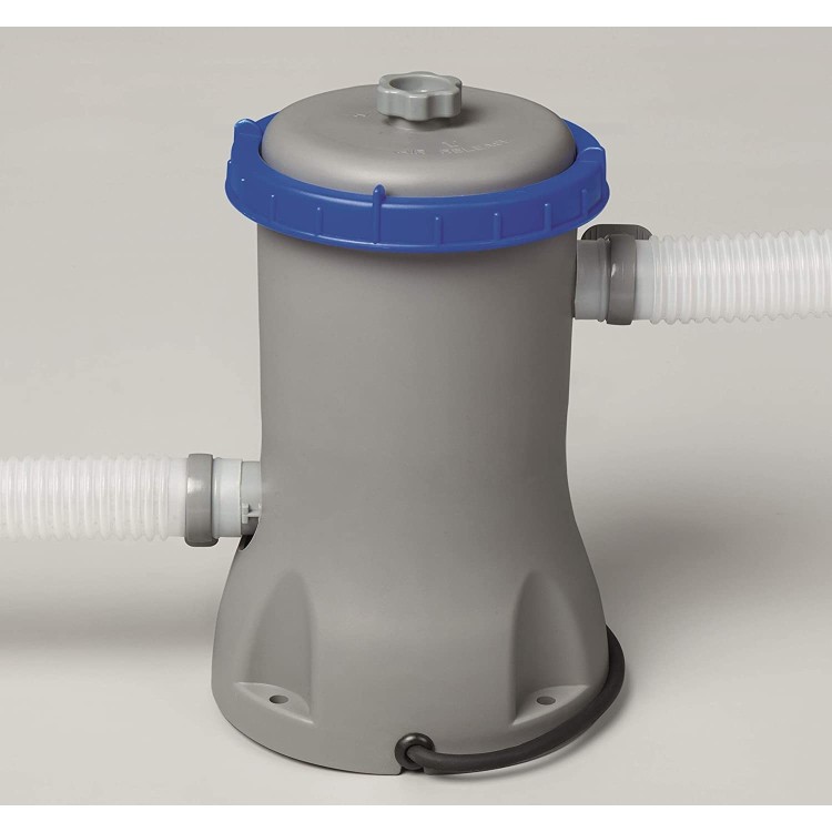 Bestway Steel Pro MAX Piscina Fuori Terra Rotonda 56418, 366x100 cm, Pompa di Filtraggio Inclusa