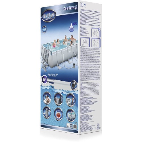 Piscina Rettangolare 6478 Litri, 404x201x100 cm 56441