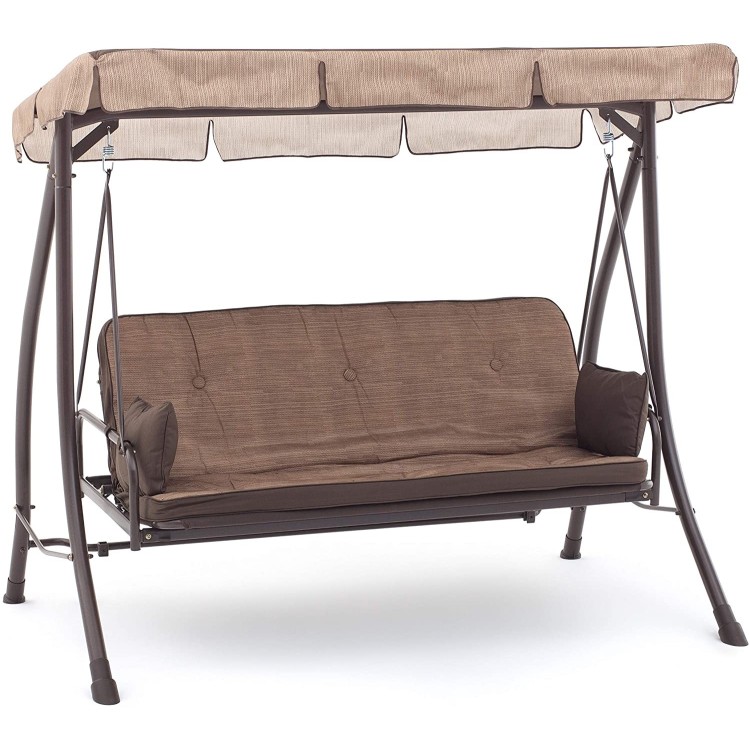 Dondolo Bali ecrù 3 posti che diventa letto