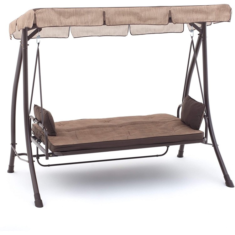 Dondolo Bali ecrù 3 posti che diventa letto