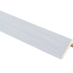 Paraspigolo in Ayous 28 x 28 x 3000 mm Bianco