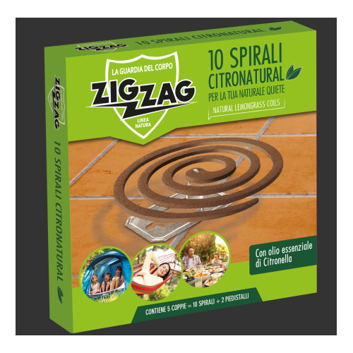Zig Zag Insetticida Spirali Citronatural