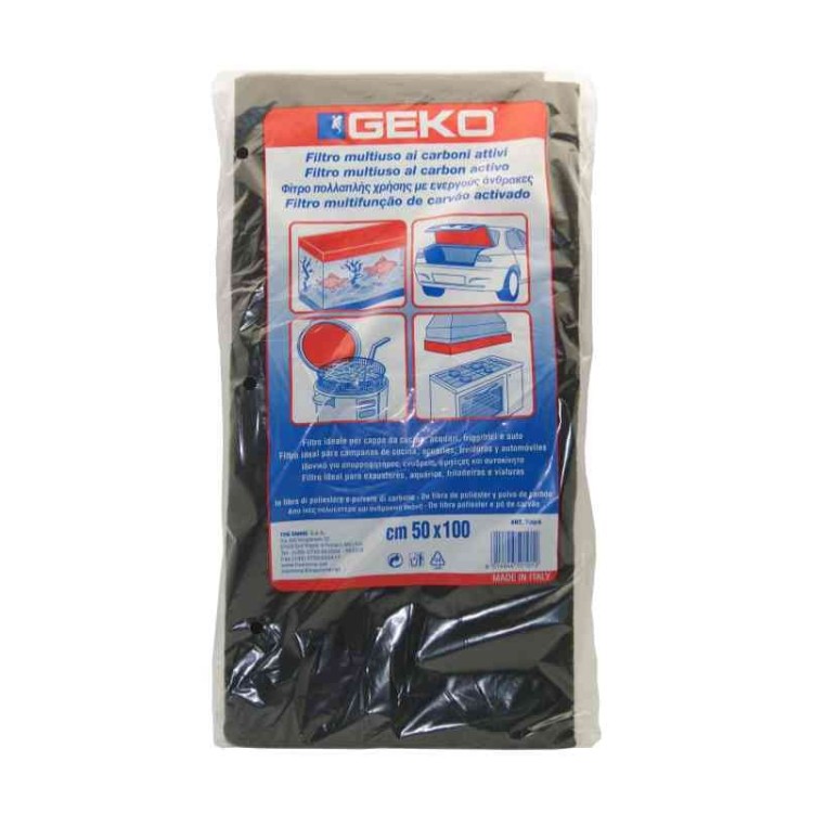 Filtro Cappa 50x100 Nero Carboni Attivi
