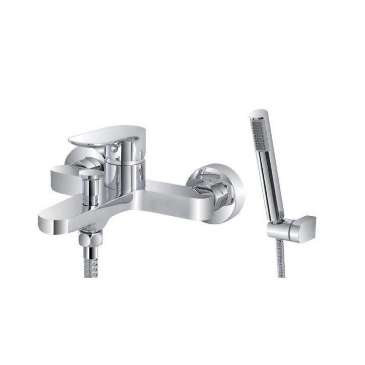 Feridras gruppo vasca con duplex serie kreo accessori rubinetteria bagno