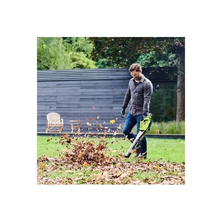 Soffiatore a batteria Ryobi RY18BLXA-0 con turbina jet