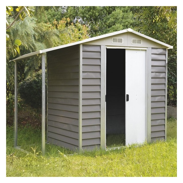 Cottage Casetta box da giardino con tettoia laterale verdelook 621/15