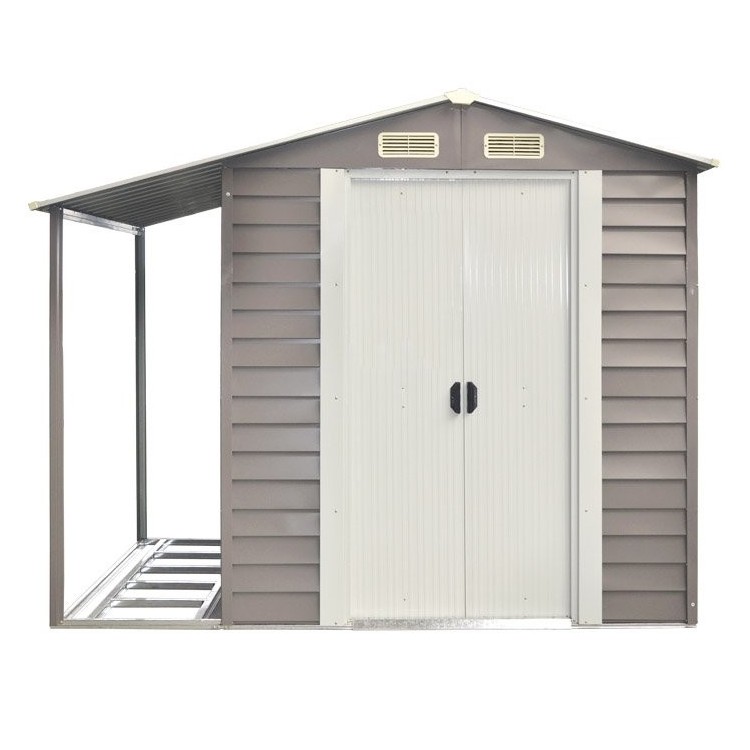 Cottage Casetta box da giardino con tettoia laterale verdelook 621/15