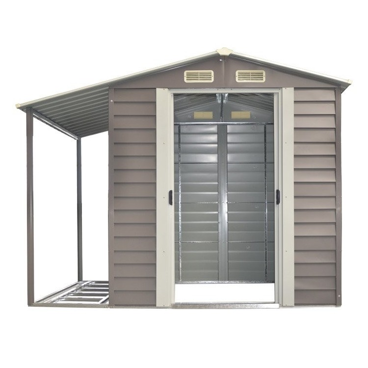 Cottage Casetta box da giardino con tettoia laterale verdelook 621/15