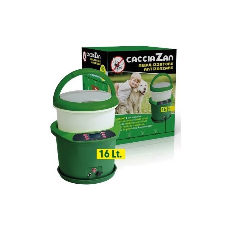 Nuovo Cacciazan 16 LT Nebulizzatore Antizanzare ed Insetti Molesti