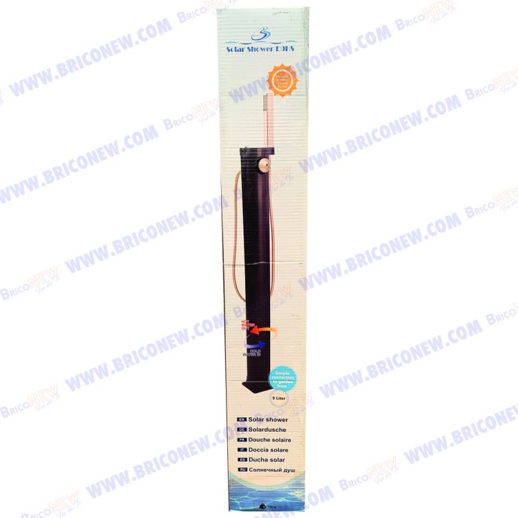 Doccia solare da 9 litri per giardino in pvc mare piscina