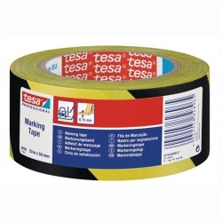 NASTRO ADESIVO SEGNALETICO BI-COLOR 60760 NERO