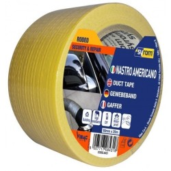 "NASTRO AMERICANO RODEO" MULTIUSO MISURA 50MM X 25MT GIALLO SYROM