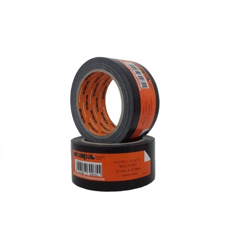 Nastro Telato Rinforzato, nero, 50x25 mt Napa 510/510110