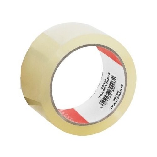 NASTRO ADESIVO IMBALLO 50 MM X 66 MT TRASPARENTE