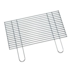 BBQ Griglia in acciao inox 58 X 30 cm diametro 0,5 cm