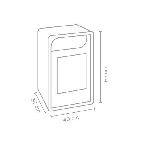 Stufa a Bioetanolo Ventilata 3kW Fiammetta Junior Bordeaux