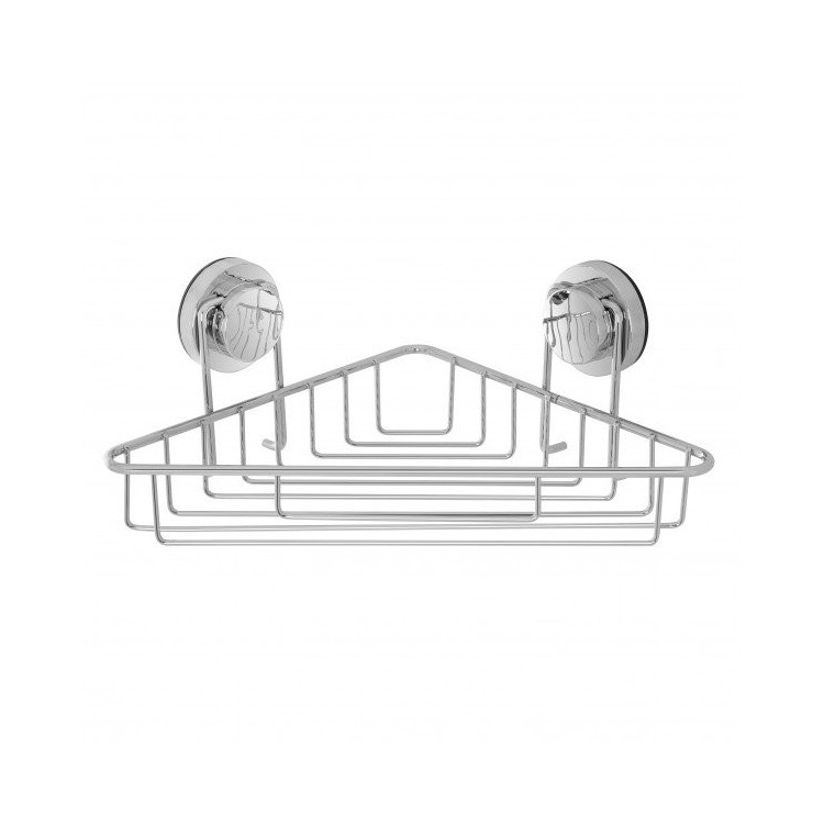 MENSOLA ANGOLARE 1RIP CROMO A VENTOSA DINAMIK