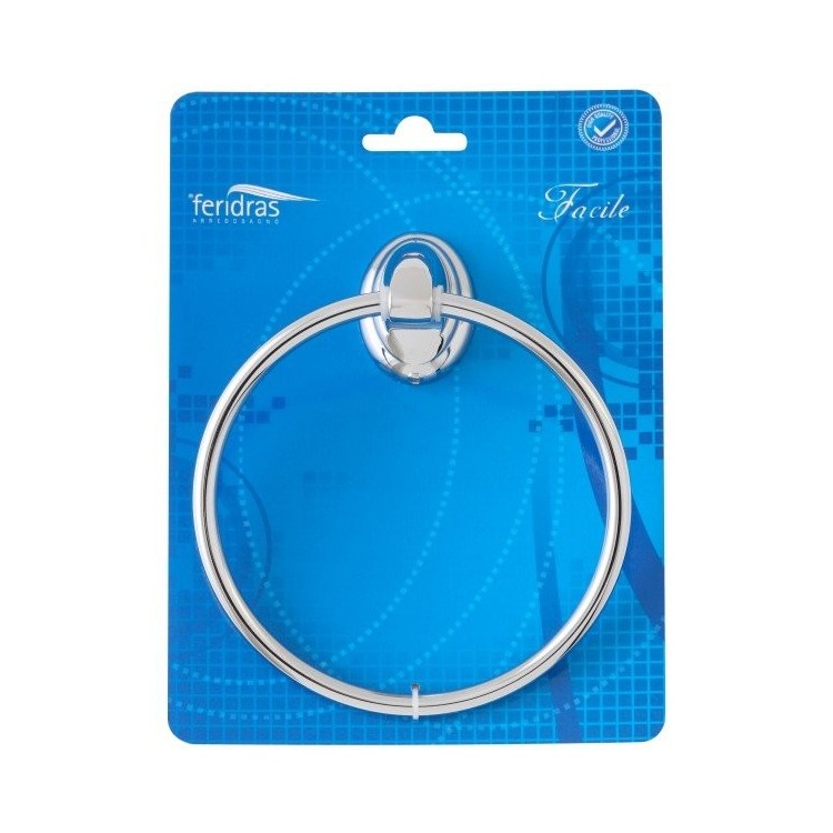 PORTASALVIETTE ANELLO CROMO DOUBLE