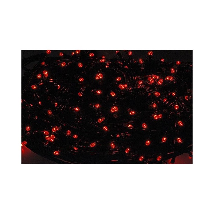 MINI LUCCIOLE LED 100 LINEA JENNY PER ESTERNO LUCE ROSSA