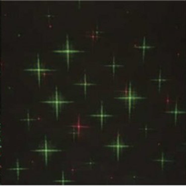 PROIETTORE LASER PUNTINI ROSSI E VERDI IN MOVIMENTO