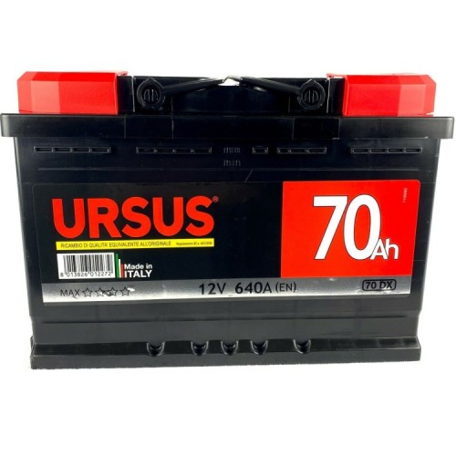 BATTERIA AUTO URSUS MAX 70 AH polarità DESTRA