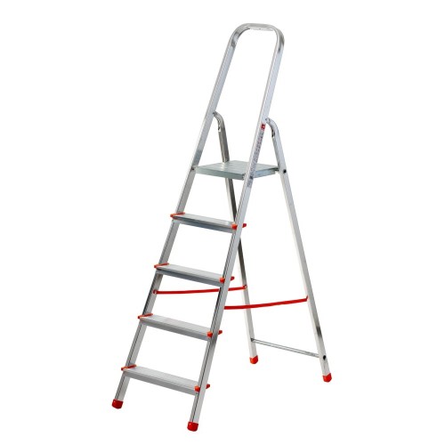 Scala casalinga alluminio 5gradini EN131