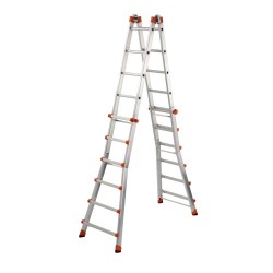 Scala multifunzione telescopica "PEPPina" Gierre in alluminio, 6+6 pioli