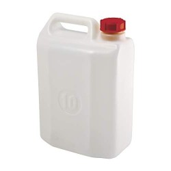 Tanica in Plastica, Modello Standard, Pehd, capacità 10 Lt, Tappo E Travasatore