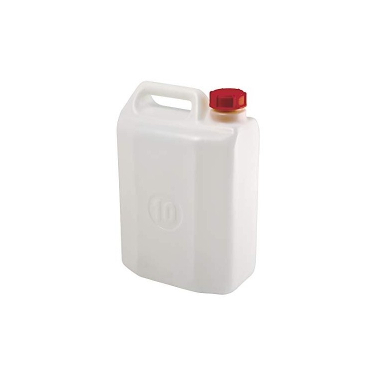 Tanica in Plastica, Modello Standard, Pehd, capacità 10 Lt, Tappo E Travasatore
