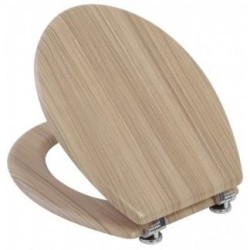 COPRIWATER IN LEGNO 18 POL. ROVERE SBIANCATO.