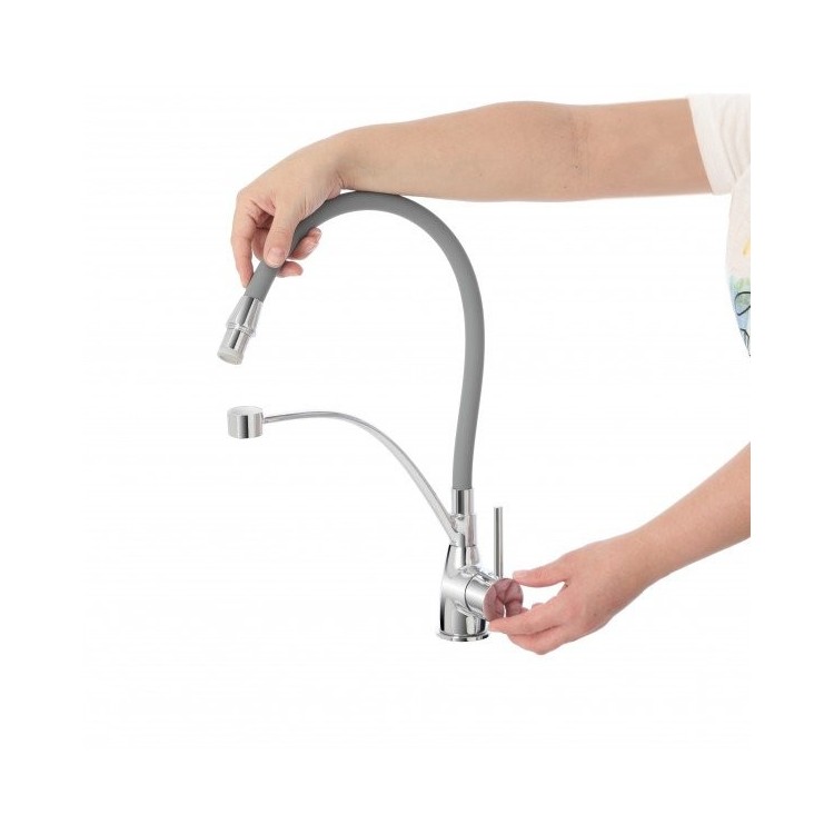 MISCELATORE LAVELLO CANNA SILICONE - KITCHEN